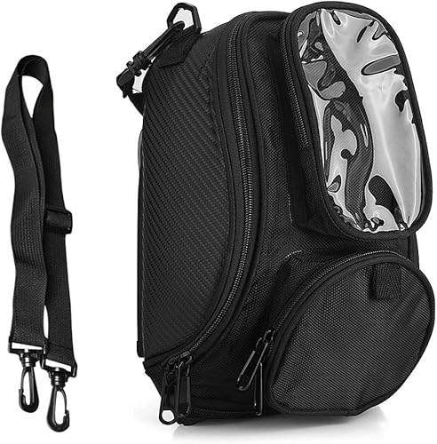 Demeras Bolsa de motocicleta, bolsa magnética para motocicleta, impermeable, para accesorios de motocicleta, para motociclista para modificación de