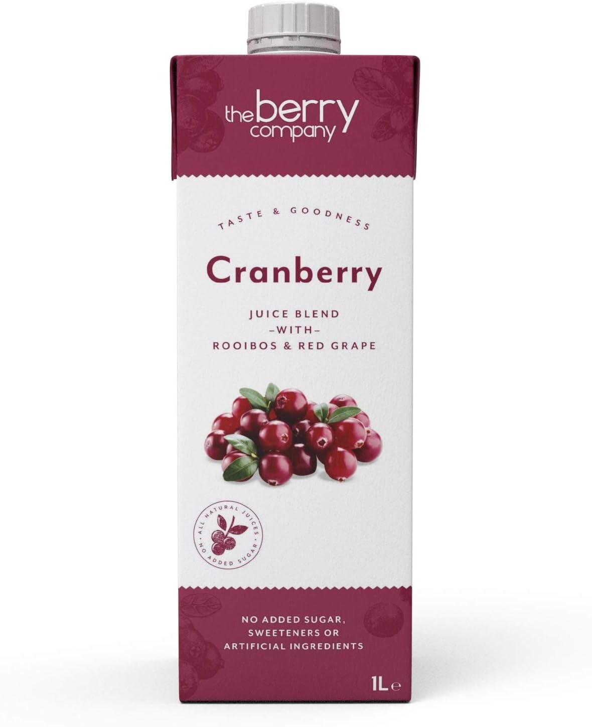 The Berry Company Juice Drink, Cranberry, 12 Count