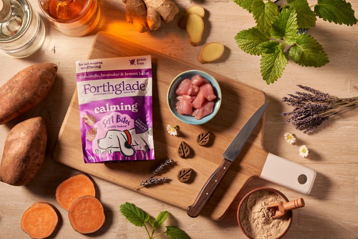 Forthglade Natural Dog Treats (4 x 90g Bags), Hypoallergenic & Grain Free Calming Dog Treats with Camomile - Image 3