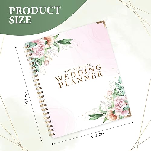 Miniatura 5 de Planificador de bodas Libro y organizador perfecto para la novia - Planifica la boda de tus sueños. - Planificador de bodas, libro y organizador de