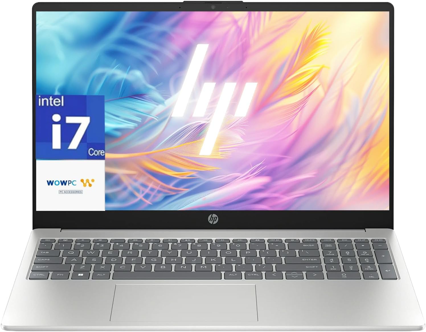 HP New 15.6" FHD Business Laptop 2025/2026 Edition, 10-Core Intel Core i7 (Turbo 4.7GHz), 16GB RAM, 1TB SSD, Windows 11 Pro, Microsoft Office Included, Fast Wi-Fi 6,WOWPC Recovery USB