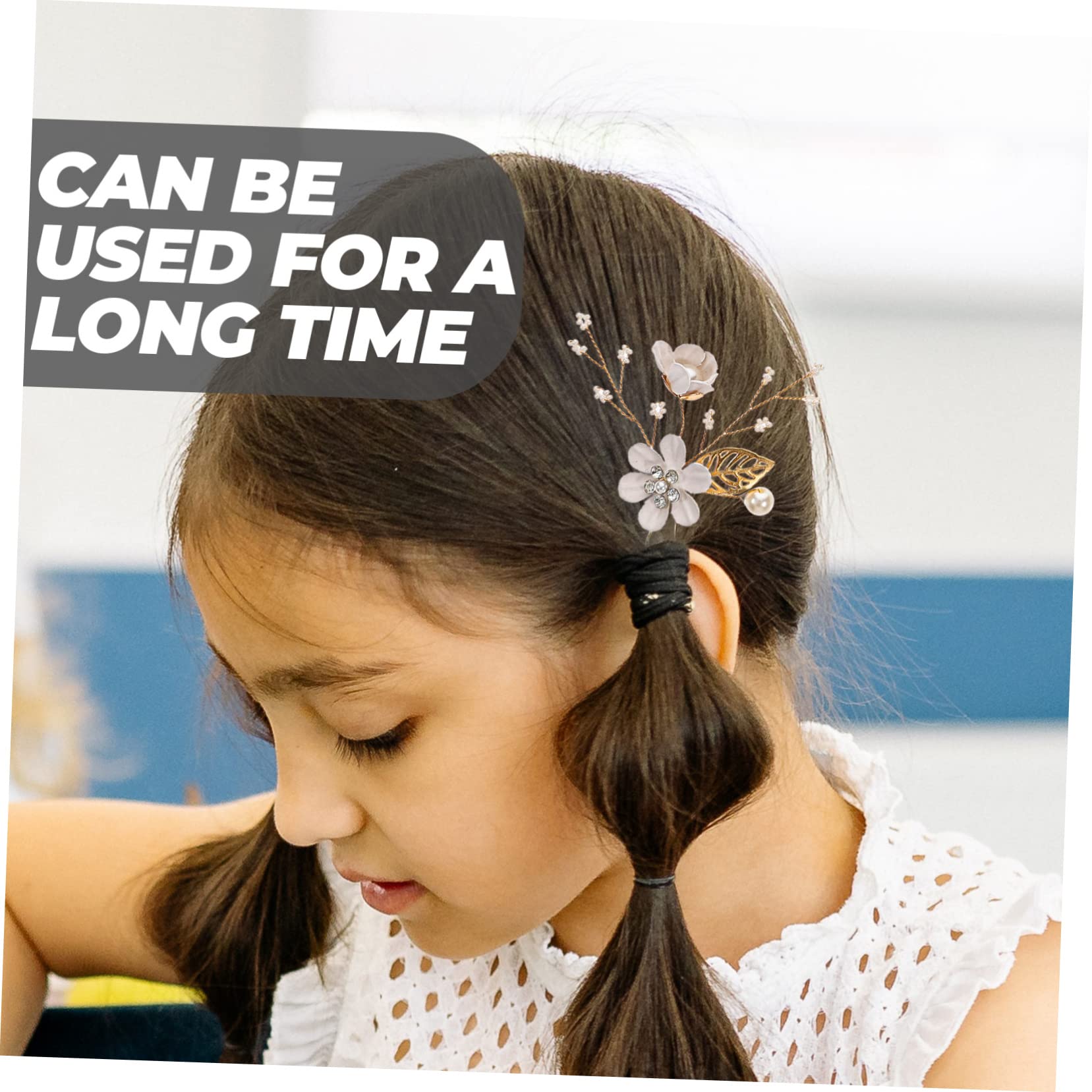 LALAFINA 2sätze Perlenblüten-haarspange Und Haarkamm Eleganter Brautkopfschmuck Für Hochzeiten Feste Und Besondere Anlässe Teiliges Mit Goldakzenten Handgefertigt Langlebig Und