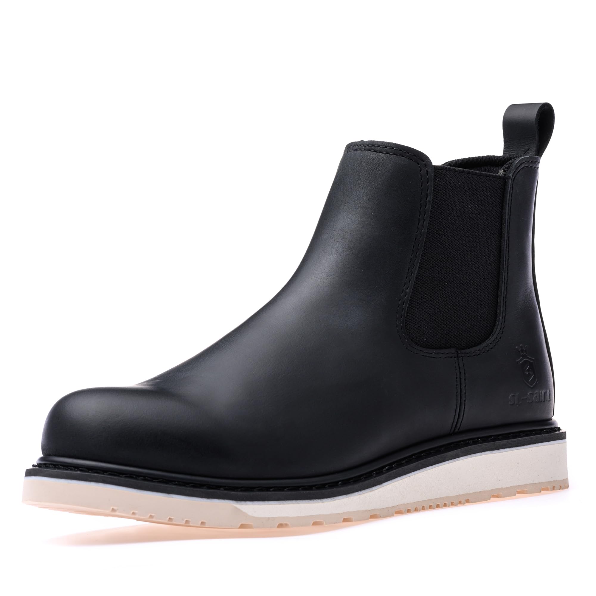 Handmade Soft Toe Chelsea Stiefel Für Männer Klassische Mode Echte Goodyear Welted Vollkornleder Knöchel