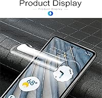 Vista 4 de Paquete de 2 protectores de pantalla de hidrogel para Google Pixel 8a (6.1 pulgadas), protector de pantalla de TPU flexible antirrotura de alta