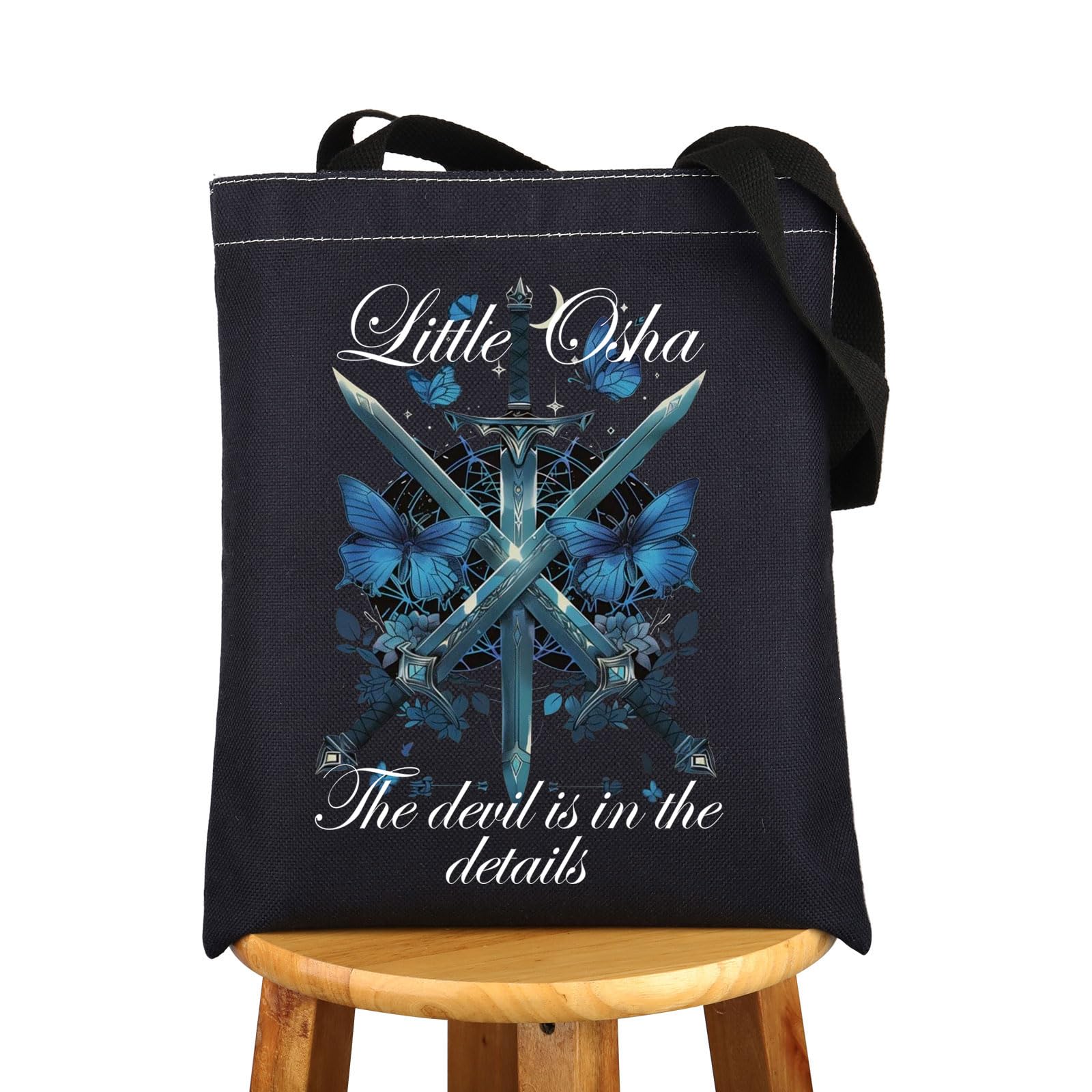 JNIAP Little Osha Tote Bag Saeris Gifts Kingfisher Gift The Devil Is In The Details Gifts Little Osha Shoulder Bag