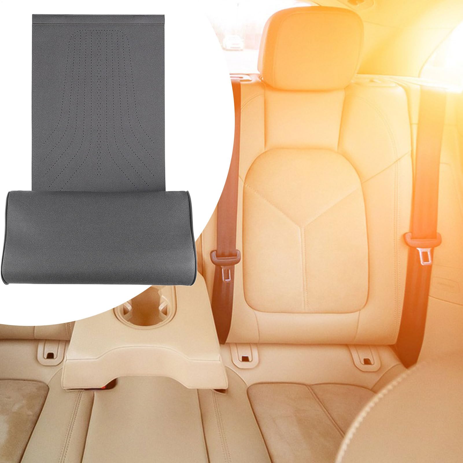 Extensor De Pierna Para Asiento De Coche Antideslizante, Transpirable Y | Cojín Extensor Reposapiés Para Hogar Autobuses Coche SUV Oficina Viajes Largos Mujeres Hombres Asiento S