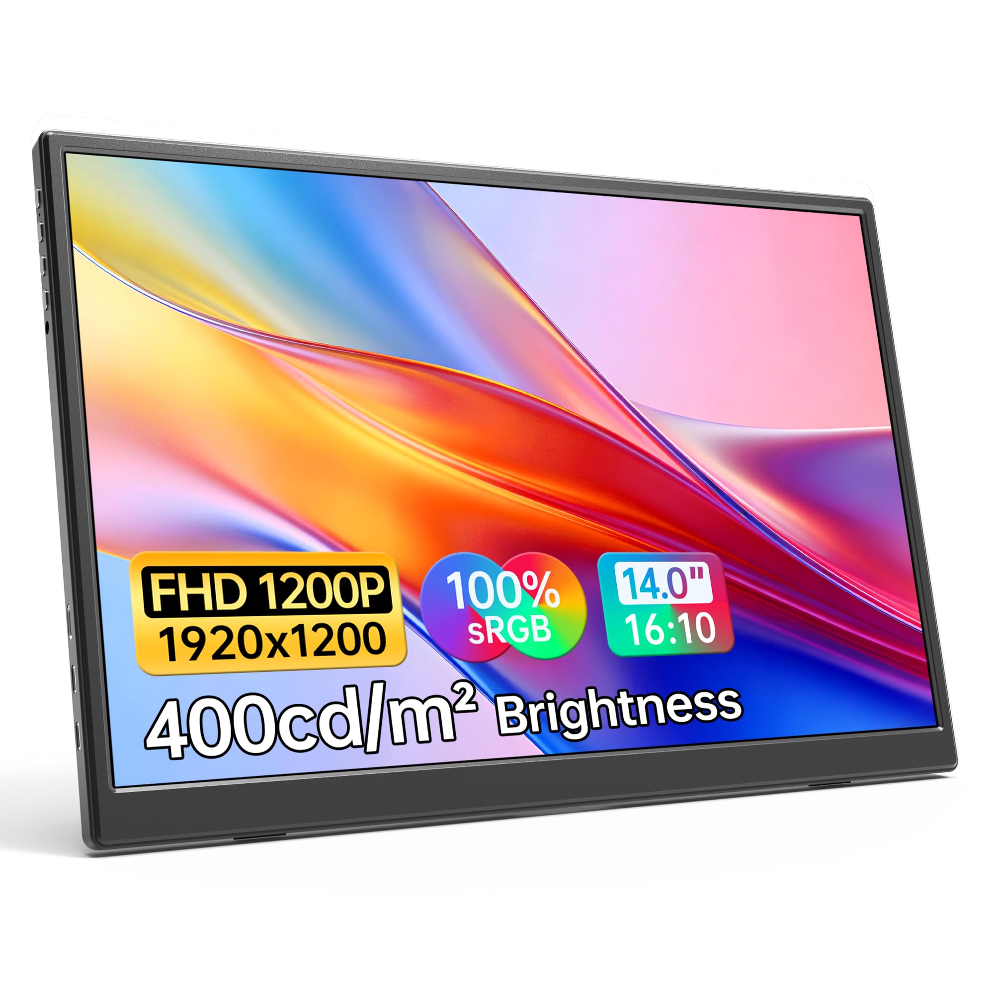 Monitor Portátil Wgk De 14 Pulgadas Fhd 1200p Ultradelgado C Color Monitor Portátil Wgk De 14 Pulgadas Fhd 1200p Ultradelgado C Color