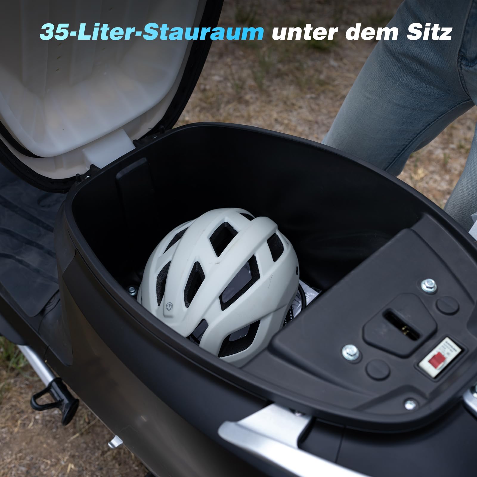 EVERCROSS ET3 Elektro Motorrad, Elektro Motocross mit 60V/31.2Ah, Maximale Geschwindigkeit 45 km/h, 2000W Motor,Reichweite 85-100 km,Doppelte Stoßdämpfung, Elektrisches Offroad-Motorrad für Erwachsene