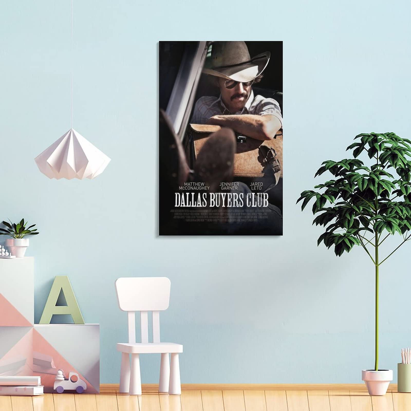 Poster di film commedia drammatica di Dallas Buyers Club, dipinto decorativo su tela, per soggiorno, camera da letto, 40 x 60 cm