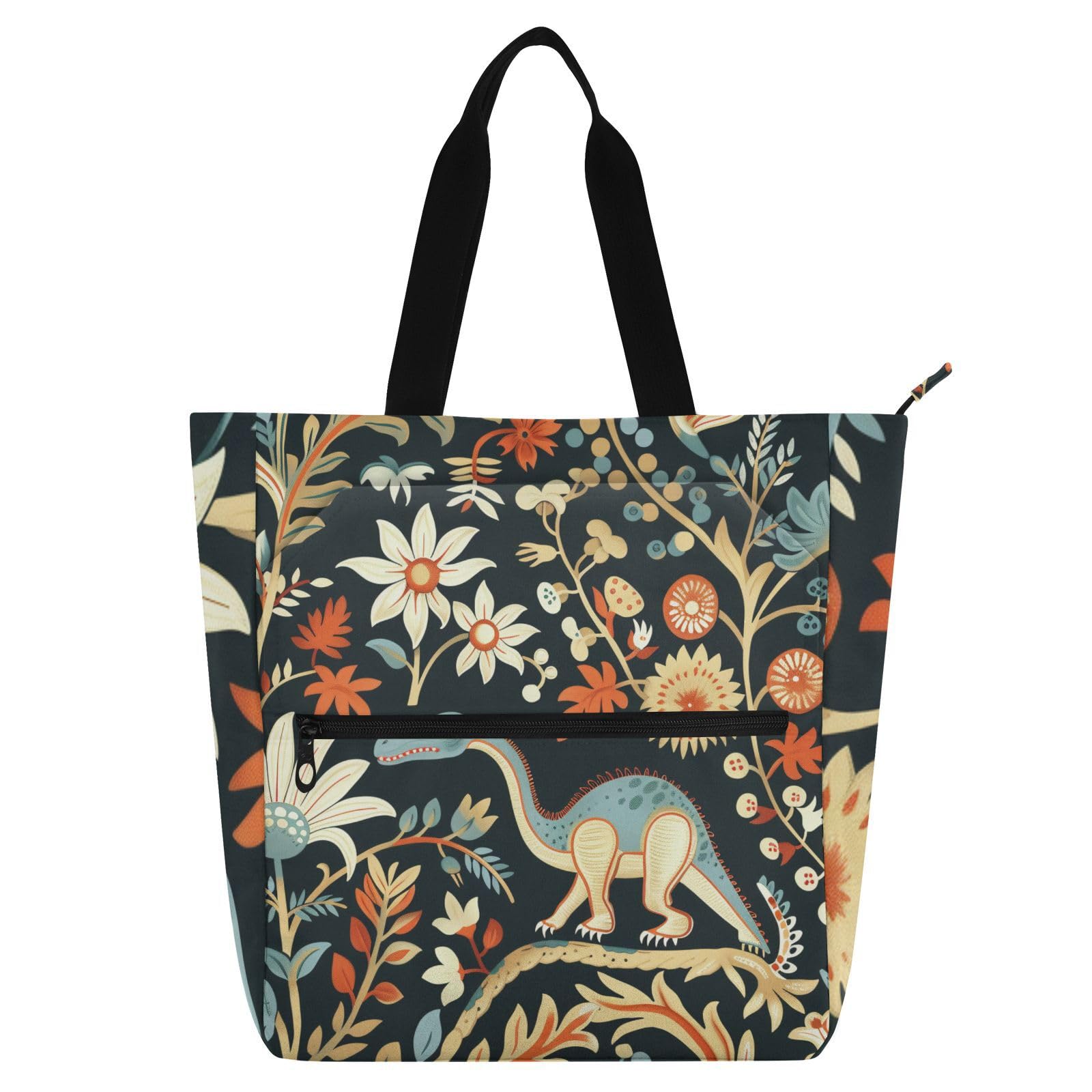 Bolsa de libro de biblioteca estilo William Morris para mujeres y niños 8