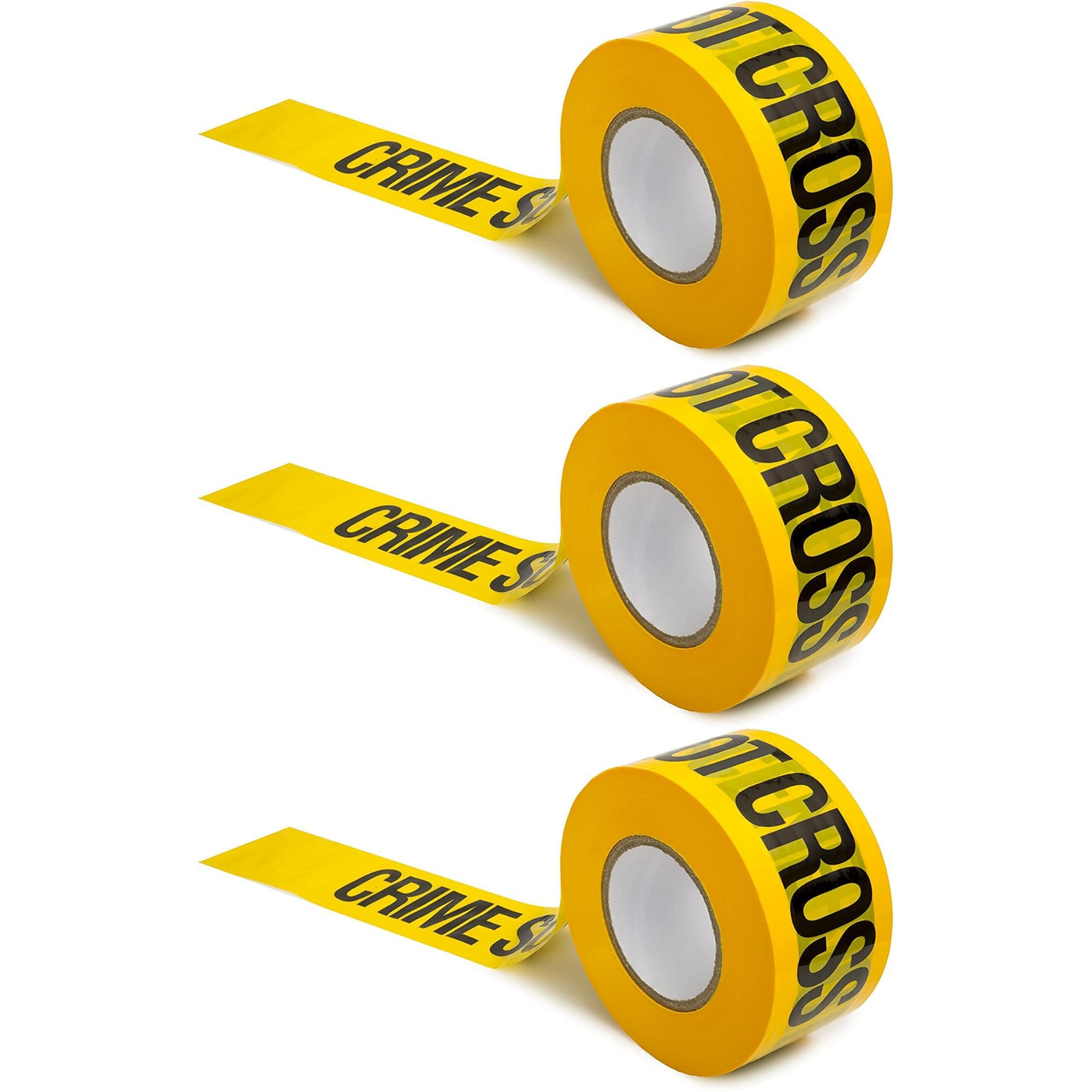 SINGHAL Crime Scene Do Not Cross Barricade Tape Roll, 3 Inch x 300 Meter, High Visibility Bright Yellow Tape with Bold Black Print, Maximum Readability (Pack of 3) (B0CCNTPW1R) Amazon Price History, Amazon Price Tracker