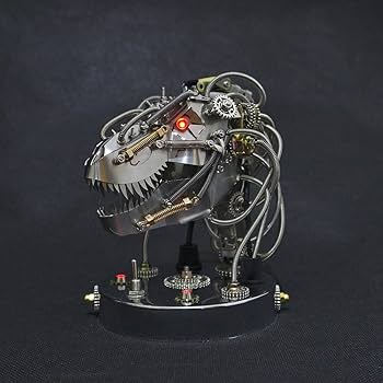 Amazon | MindXplore 3Dメタルパズル、機械式動く恐竜ヘッド