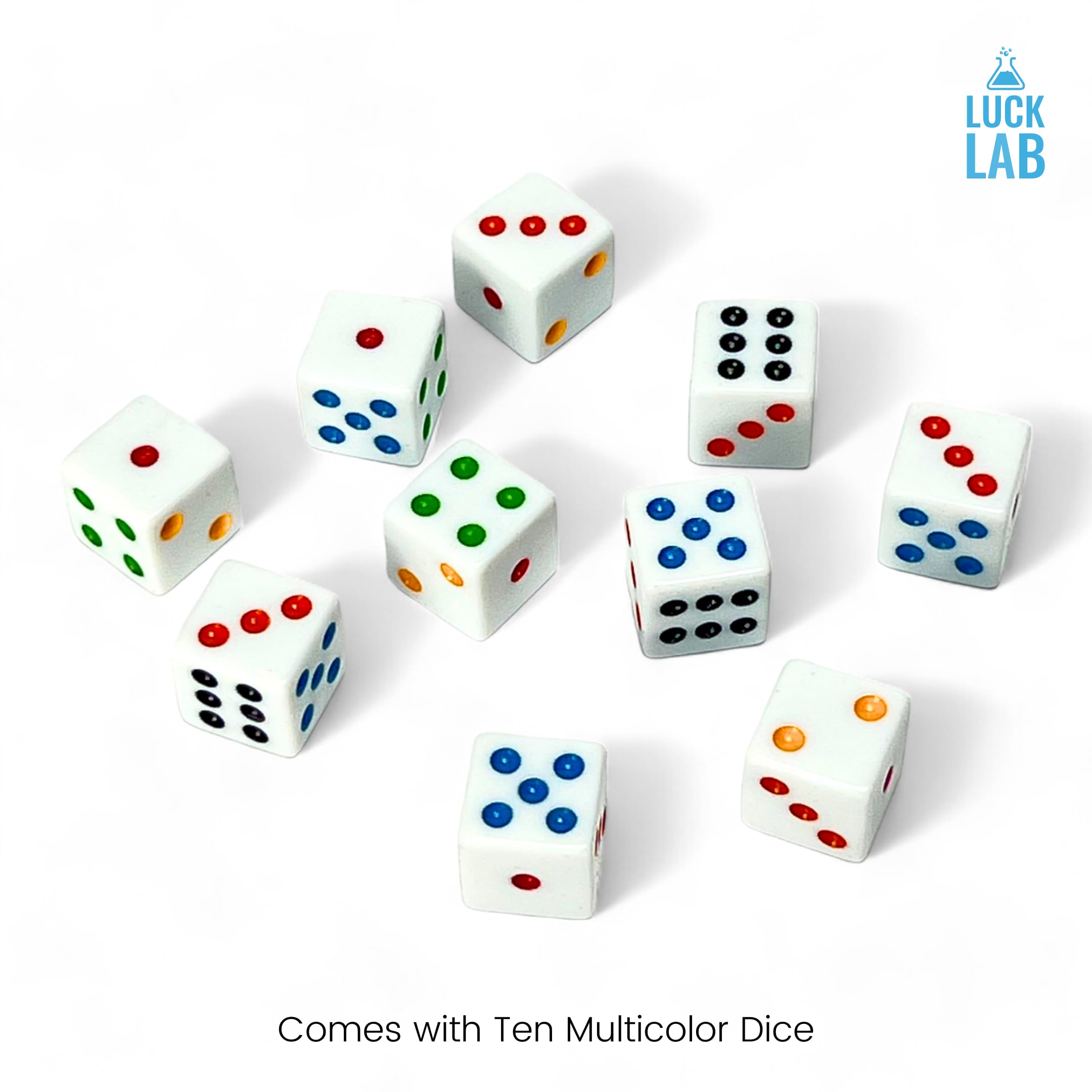 Gadpiparty 24 Pcs Dice Counters Token Dice Acrylic D6 Dice Loyalty Dice Compatible With MTG, CCG, Card Gaming Accessory For Kids Learning Toys Black