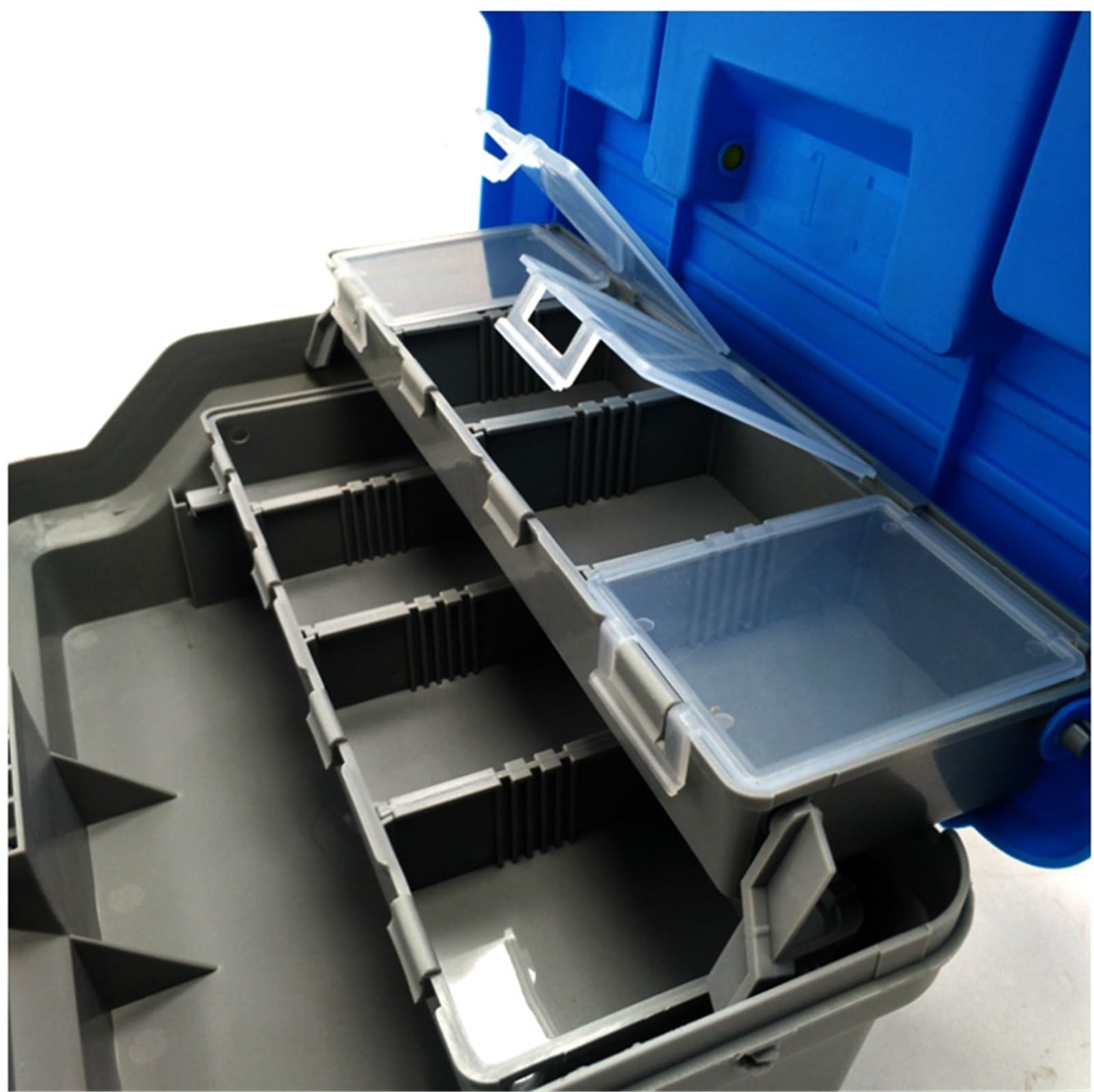 Scatola per Attrezzatura da Pesca, Cassetta degli Attrezzi Portatile Pieghevole da Pesca Multistrato for, Accessori, Scatola di Immagazzinaggio Mare all'aperto