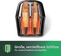 Philips Daily Collection HD2581/90 kenyérpirító 2 szeletes 830W fekete 7