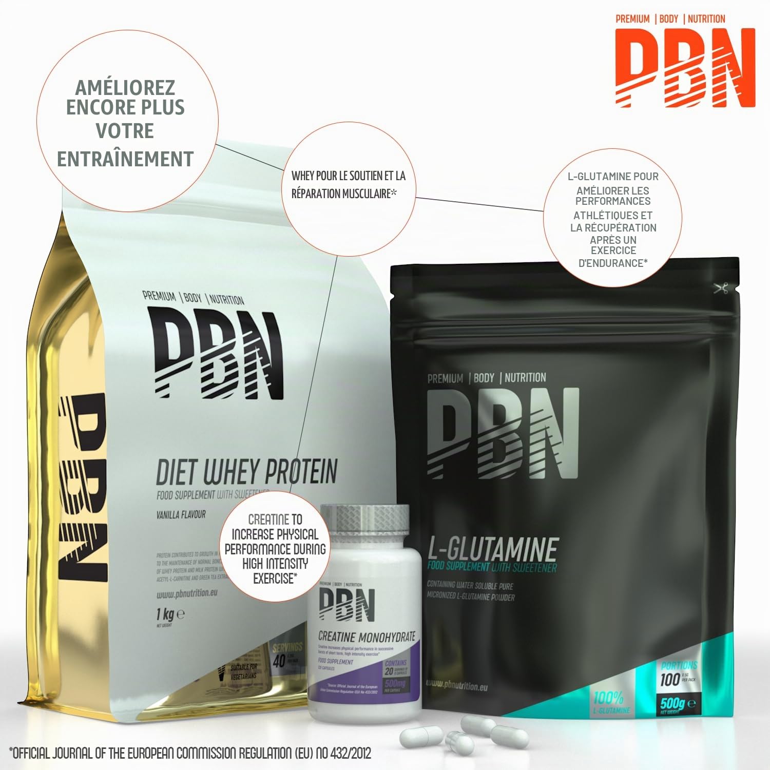 PBN - Premium Body Nutrition Whey Minceur 1kg Sachet, Vanille