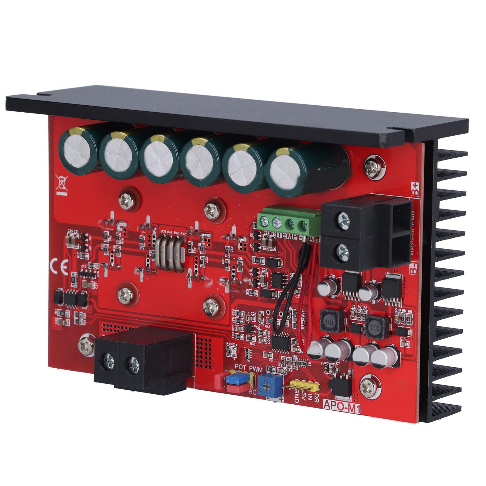 Sterownik PWM Silnika Szczotkowego Prądu Stałego z Regulowanym Ograniczeniem Prądu, Elektroniczny Regulator Prędkości do Robotyki i Projektów Typu „zrób to sam”, materiał PCB, 1 Jednostka