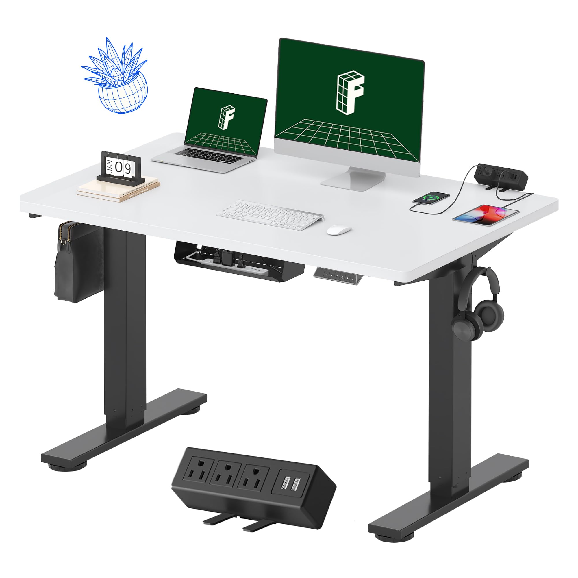 FLEXISPOT フレキシスポット 電動昇降デスク EN1 Amazon.co.jp: Flexispot EN1 高さ調節可能 スタンディングデスク
