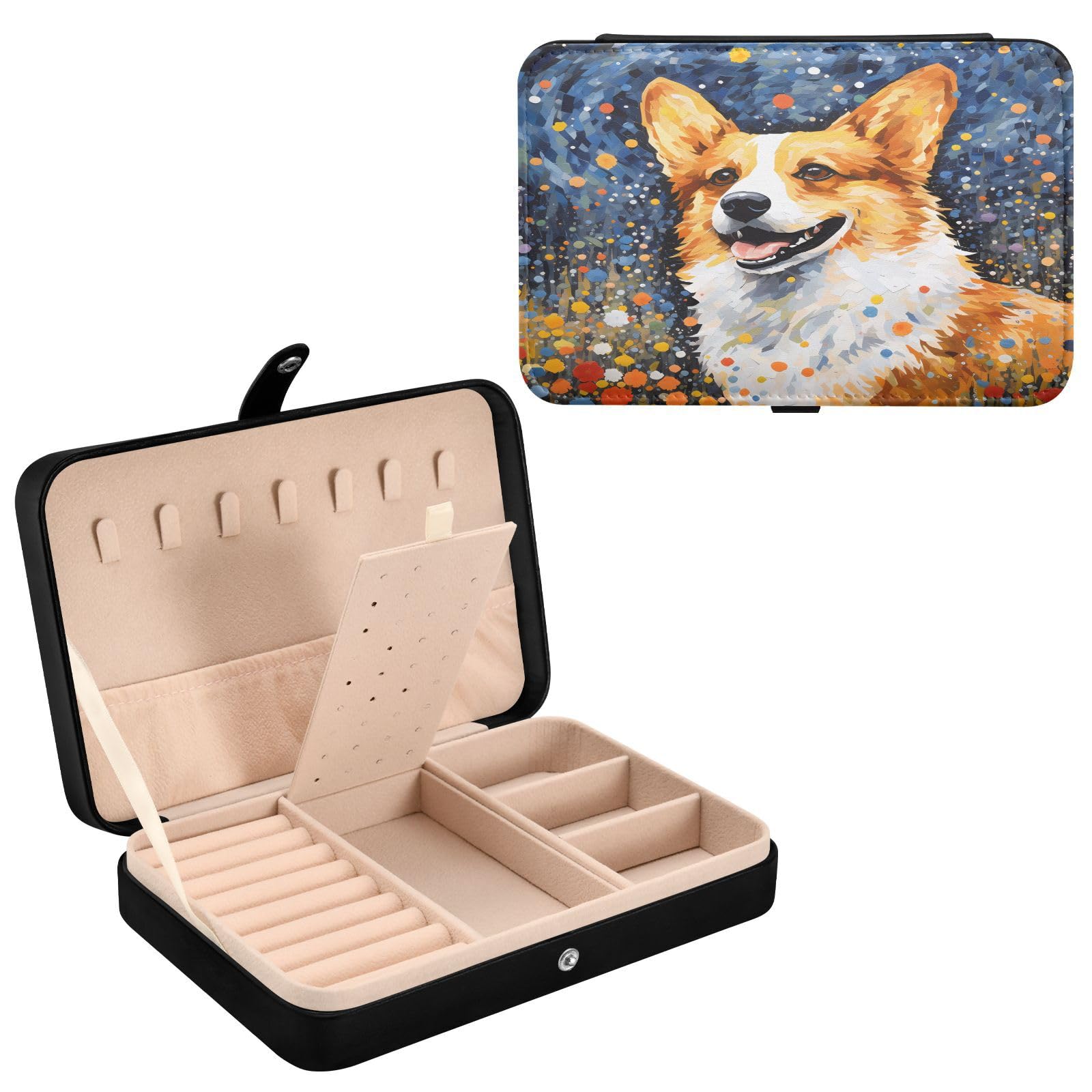 Boîte à bijoux Mnsruu Corgi, le cadeau idéal pour femme