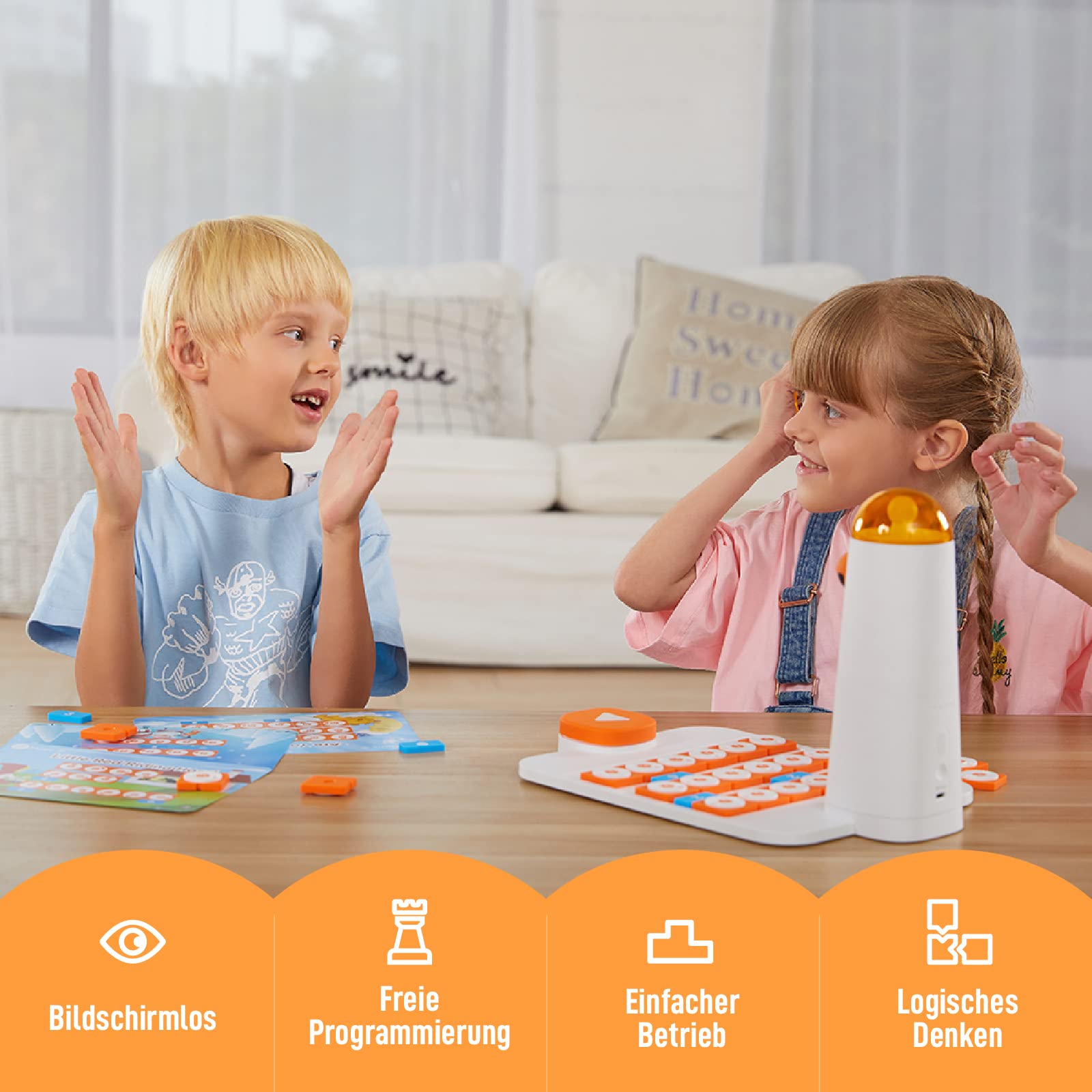 Zestaw Rozszerzający Kodowanie dla Muzyków i Programowalnych Robotów dla Dzieci od 4 Lat, Gry Edukacyjne STEM, Zabawki i Prezenty na Początek Roku Szkolnego