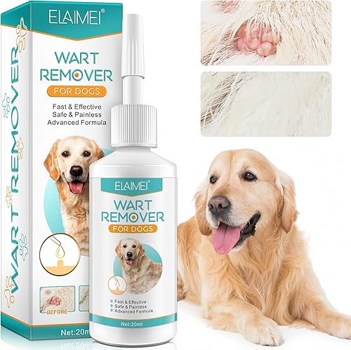 Dog Wart Remover, Professional Dog Wart Removal Treatment, Painless Rapidly Eliminates Dog Warts & Dog Skin Tags, No Irritation Effective Wart