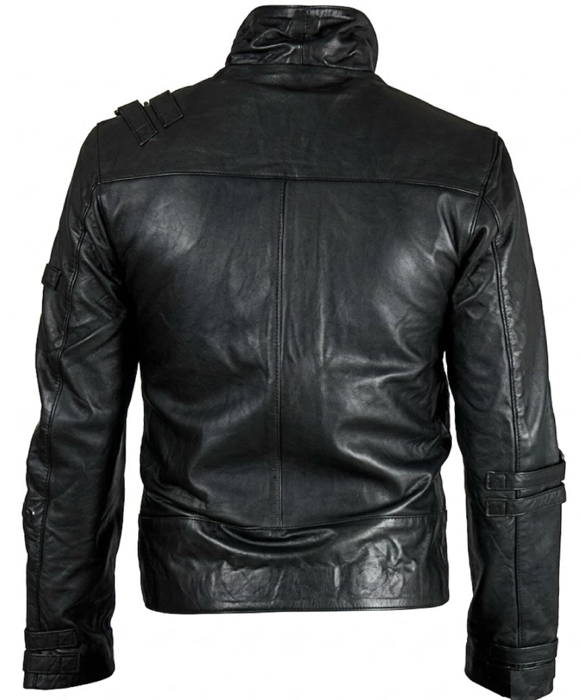 Bad - Chaqueta de cuero negra para hombre, inspirada en el álbum, para motociclista, disfraz de Halloween, estilo punk POP Star