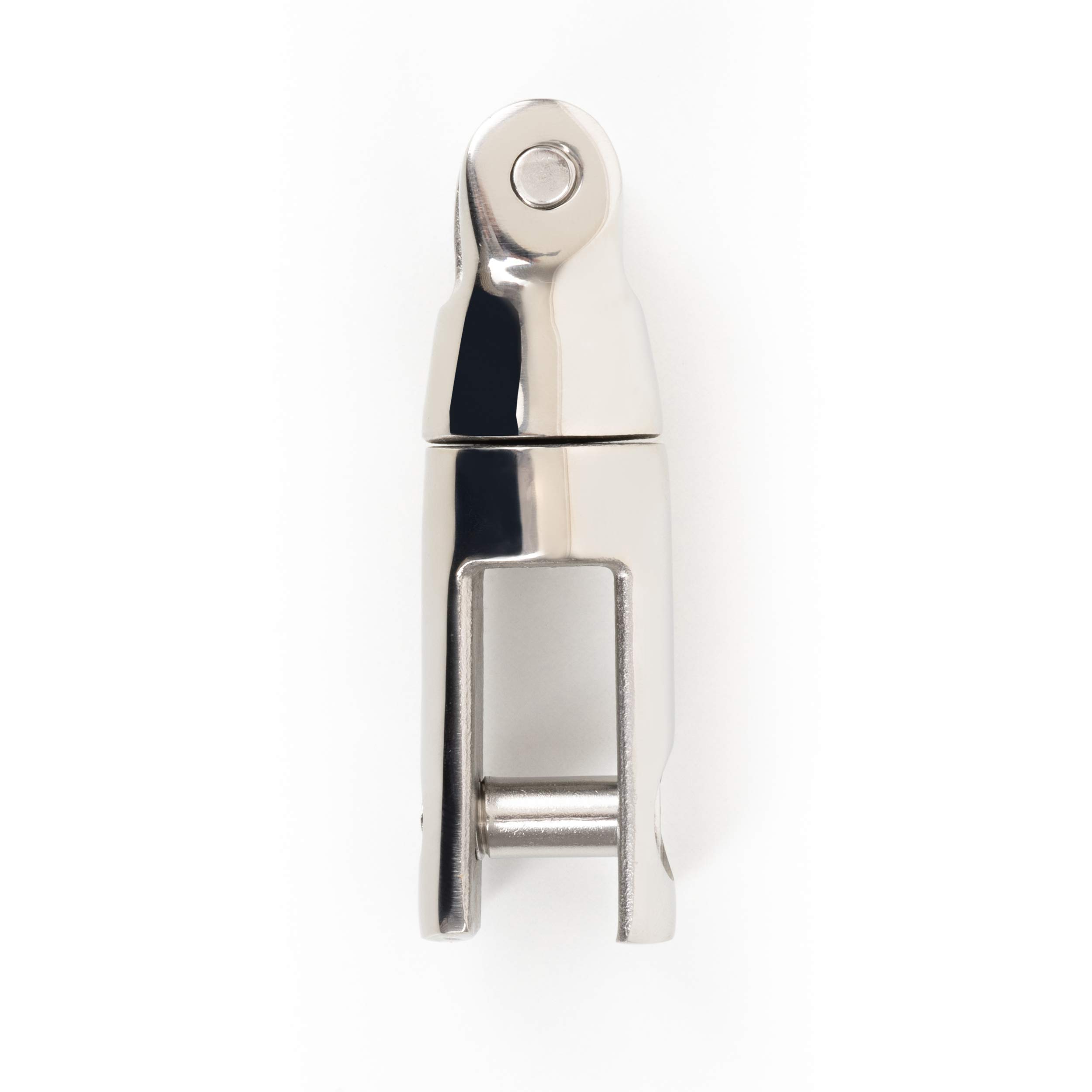 Edelstahl Ankerwirbel Ankerverbinder 6mm bis 8mm | INOX 316, Asis 316, Nirosta | zweiteilig mit Drehgelenk zum Verbinden von Anker und Ankerkette