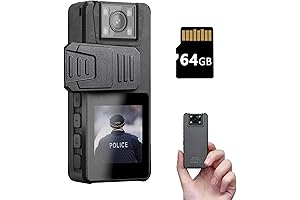 64GB Body Camera with IR Night Vision: Your Vigilant Watchman