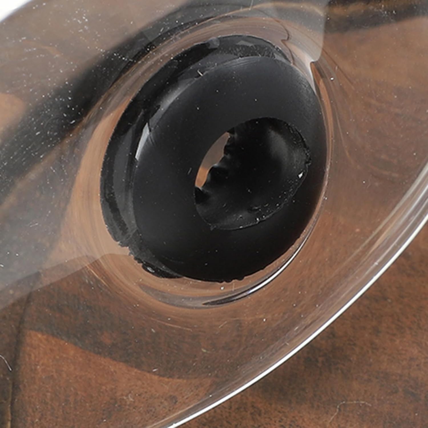 Food Smoke Cover Glass and Wood Set with Base for Dessert