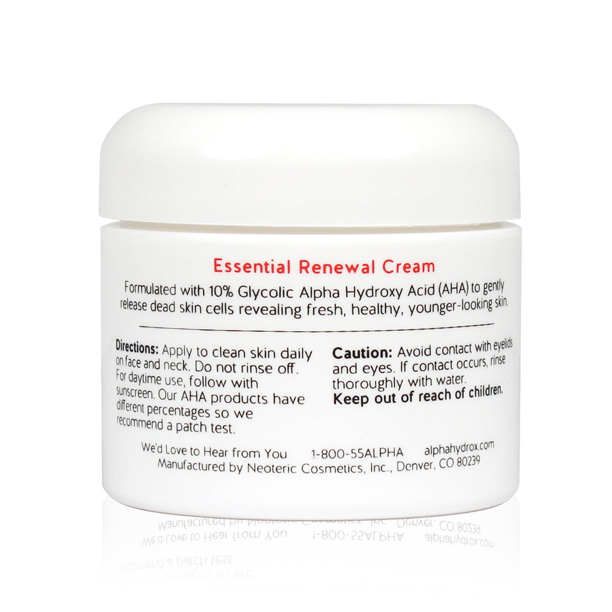 Alpha Skin Care Essential Renewal Cream AntiAging Formula 10