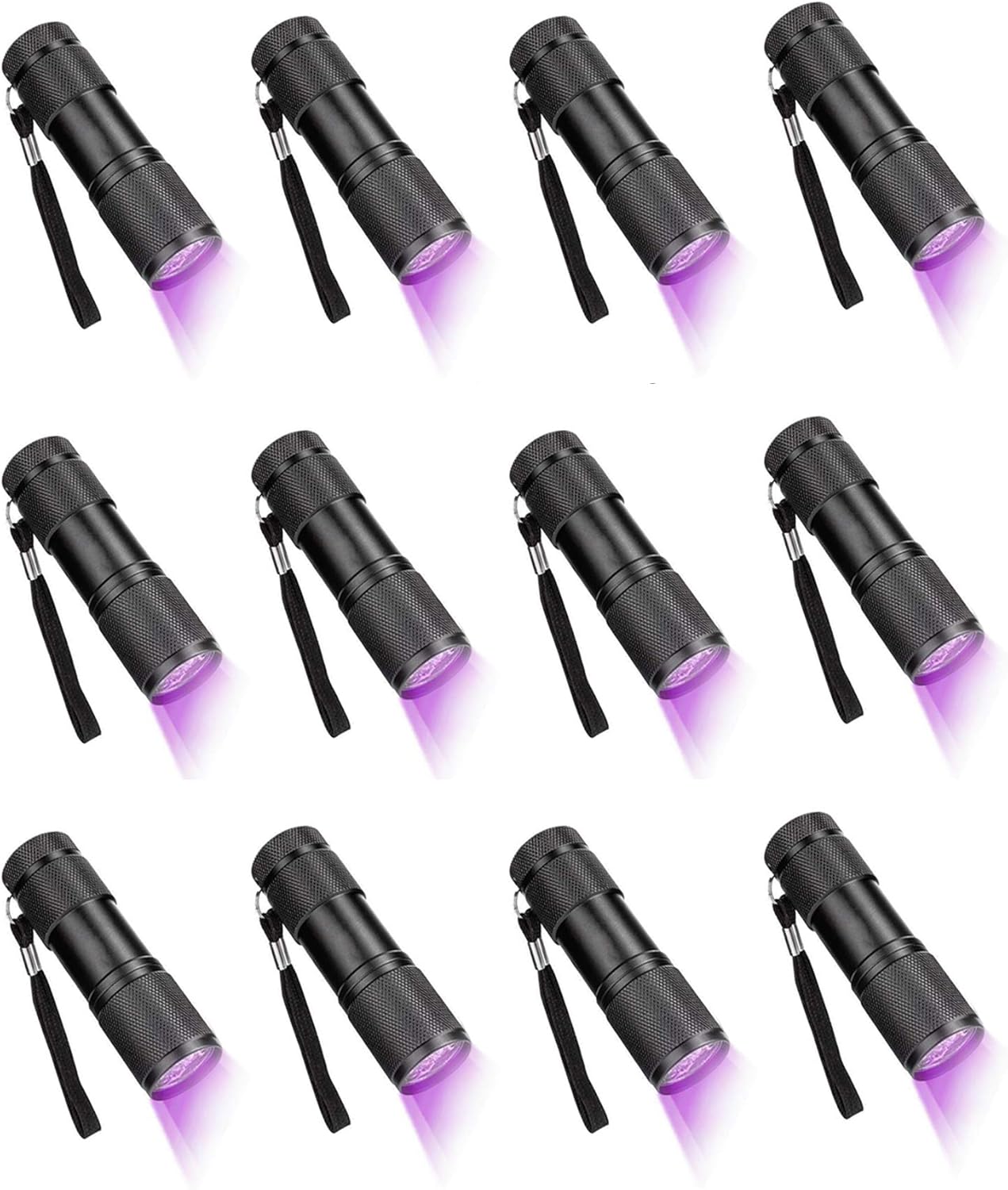 CFIKTE UV LED Flashlight Black Light UV Lights 9 LED Ultraviolet