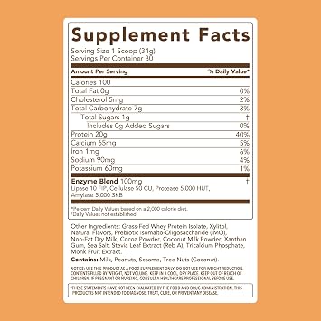 Clean Simple Eats Whey Protein Powder, Chocolate Peanut Butter, 30 Servings