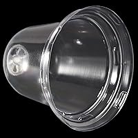 Vista 4 de PATIKIL Cúpula de humedad para plantas de 3.4 pulgadas, 5 piezas redondas de plástico para jardín, cúpula para plantas, reutilizables