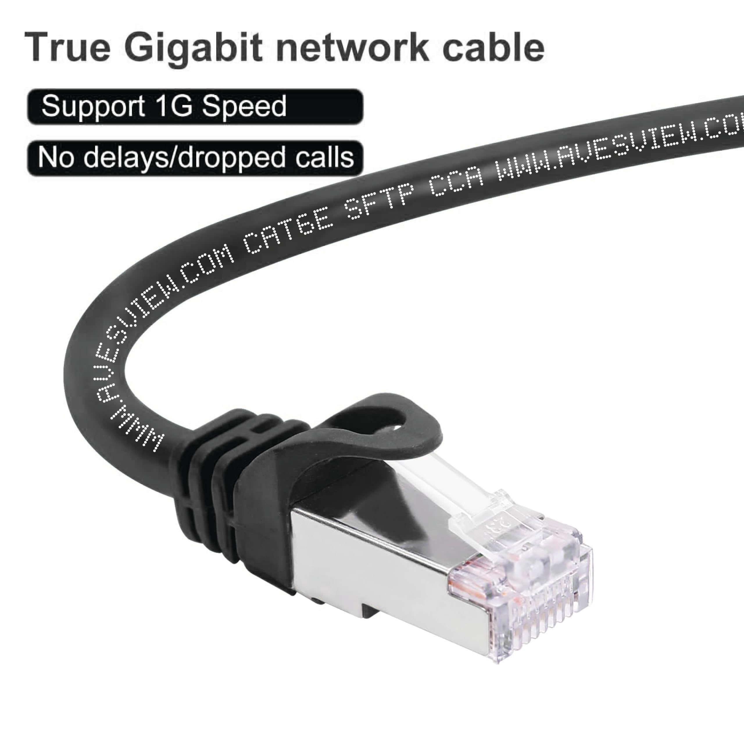 Amazon.com: AvesView CAT 6 Shielded Ethernet Cable 25 FT, Indoor