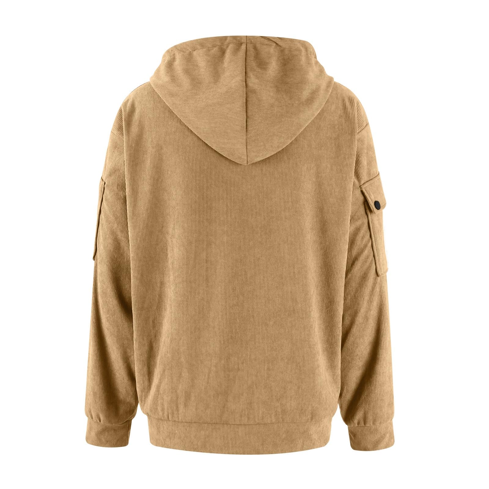 Męska bluza z kapturem, bluza z długim rękawem, vintage, modna, swobodna, z kieszeniami