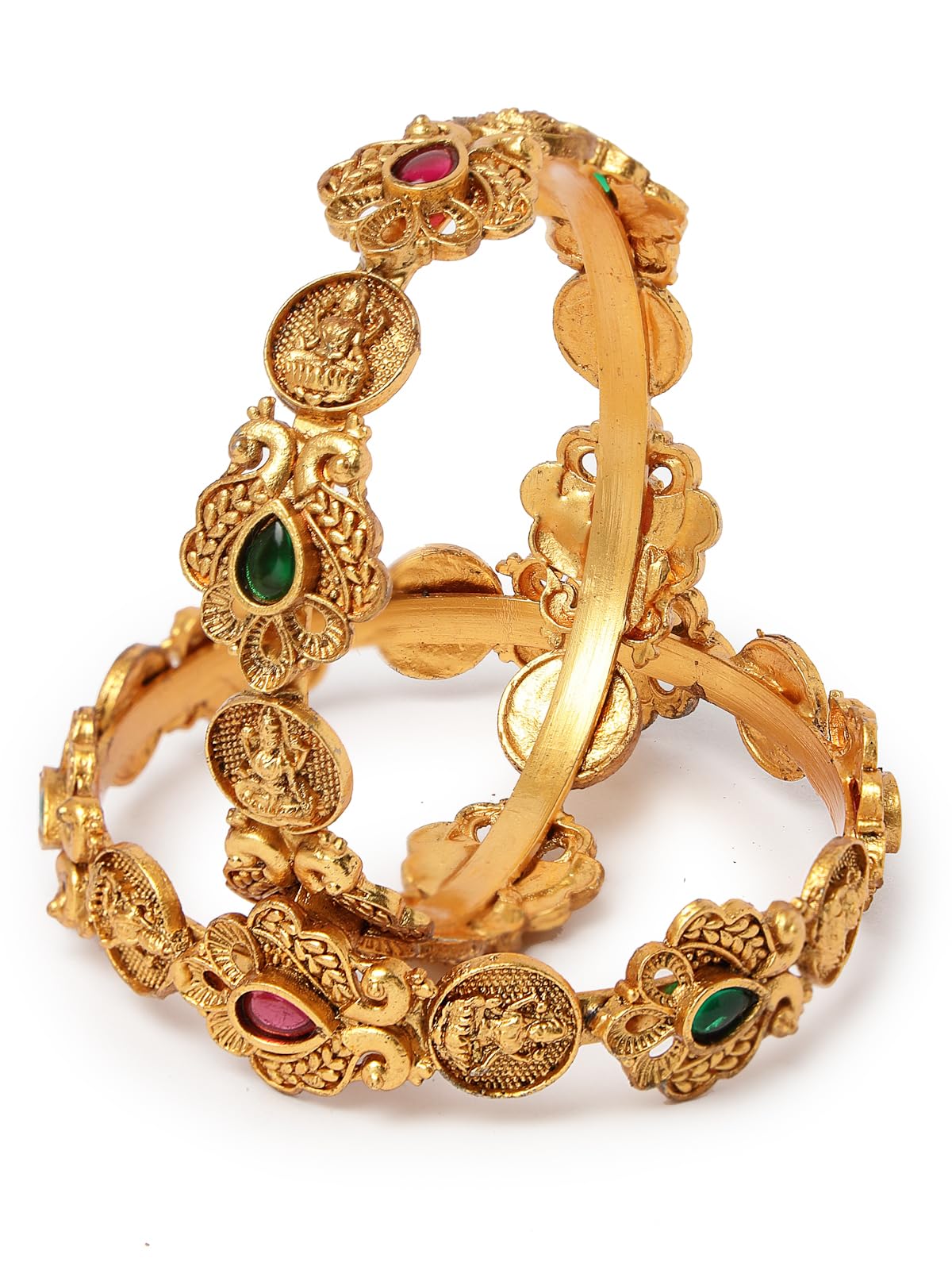 See full amazon price history chart for Sukkhi Indian Temple with Peacock Inspired Gold Plated Red And Green Kada Bracelet Bangle Jewellery Set for Women & Girls|Set of 2|Birthday Anniversary Gift for Women|B105861 Sukkhi Indian Temple with Peacock Inspired Gold Plated Red And Green Kada Bracelet Bangle Jewellery Set for Women & Girls|Set of 2|Birthday Anniversary Gift for Women|B105861 (B0CPPFG285) Amazon Price History, Amazon Price Tracker