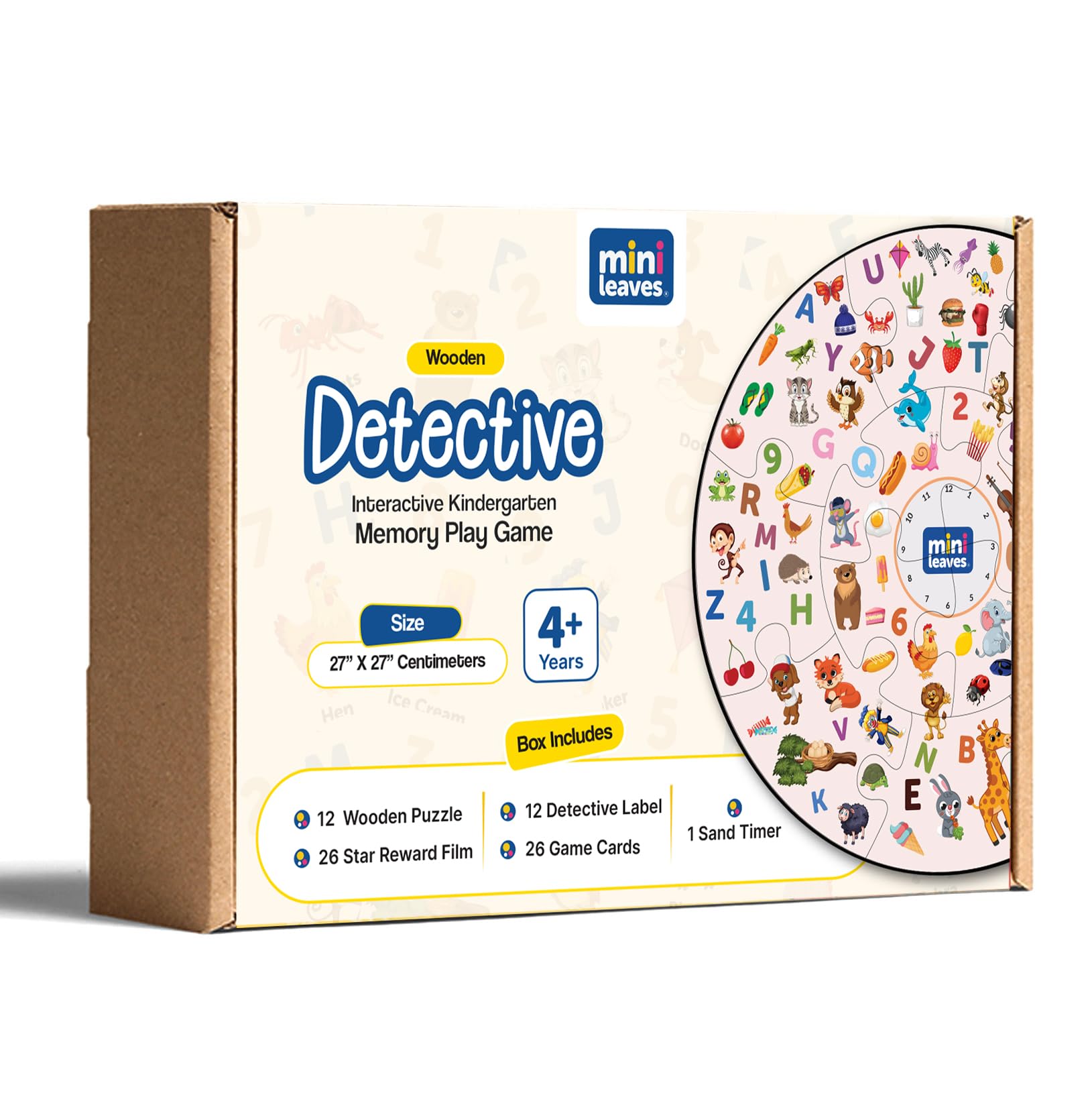 Mini Leaves Childrens Fun Board Game Detective Party Find Picture Game Family Interactive Game Early Education Puzzle Toy Gift Kindergarten Memory Play Game for 4+ Kids (B0BW4M7LF6) Amazon Price History, Amazon Price Tracker