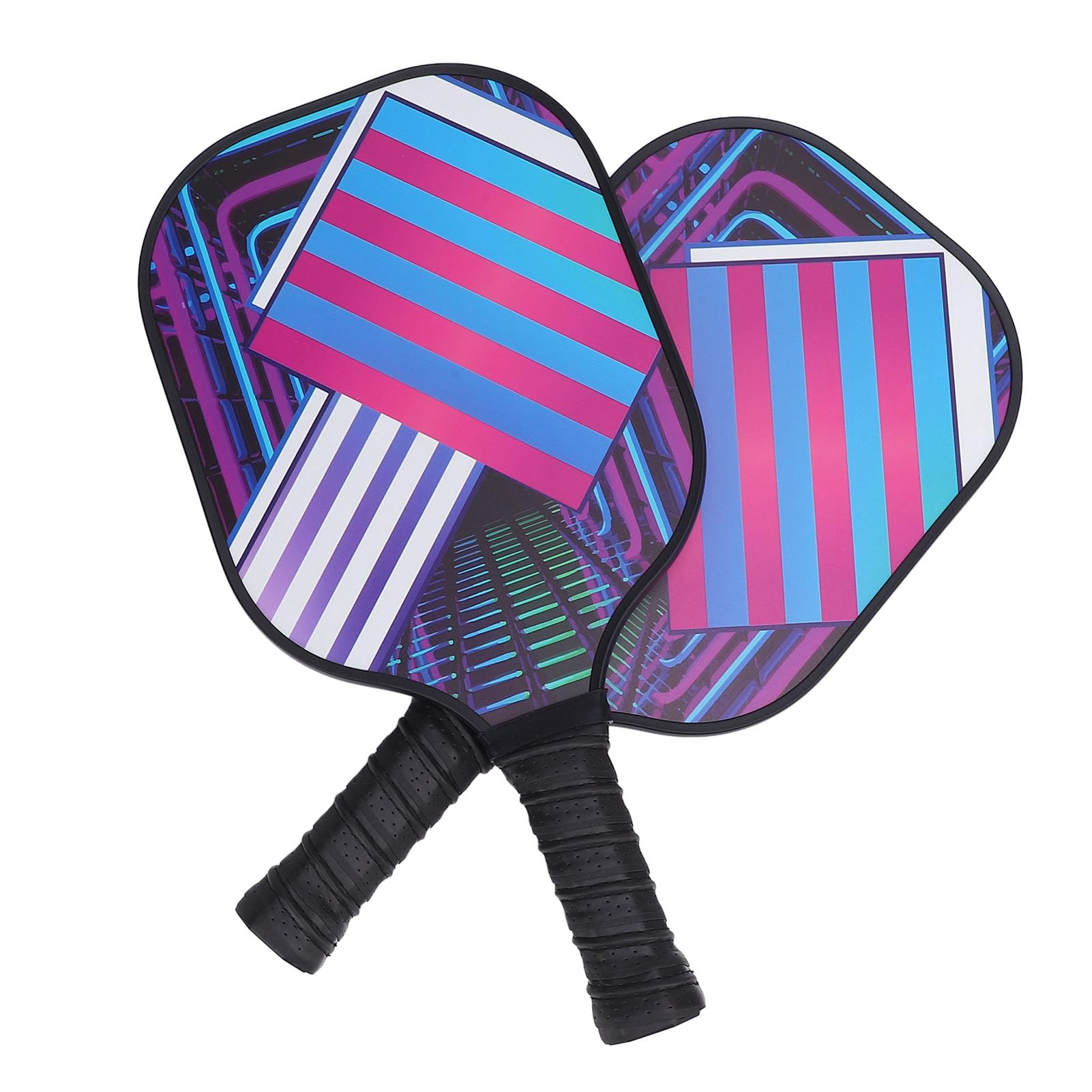 Generic Racchetta da Pickleball in Fibra di Vetro, Design di Ampia Superficie per Allenamenti e Partite, Perfetta per Tutti i Livelli di abilità, 2 Racchette