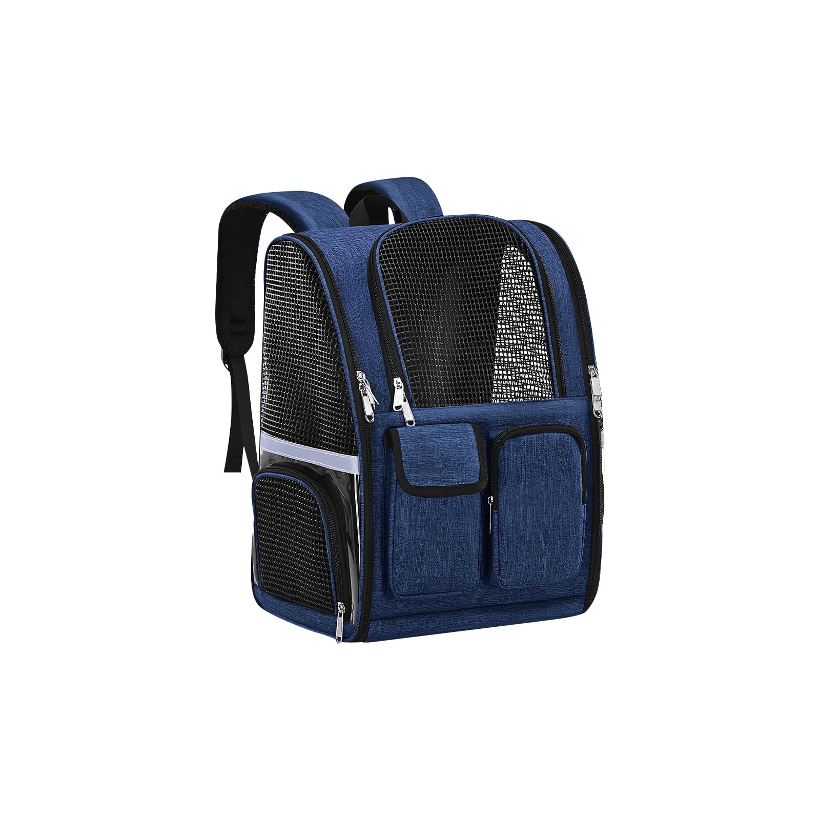 Galatée Pet Backpack, Airline Approved Dog Backpack, Cat Bag For Travel Hiking Bike Riding Walking Outdoor, Cat Backpack With Breathable Mesh(Blue)