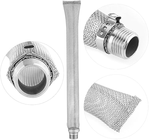 Miniatura 3 de Herramienta de filtro de cerveza casera de acero inoxidable para suministros para el hogar, cepas de inserción de herramienta de filtro y filtro de