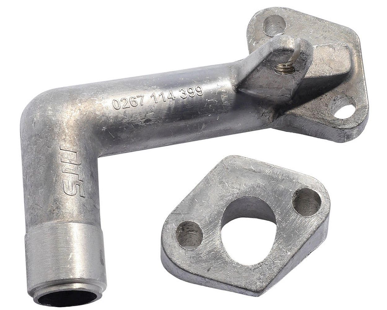 2EXTREME Ansaugstutzen 15mm schräg kompatibel für Hercules Prima M 2 3 4 5 Sachs 504/505 Mofa