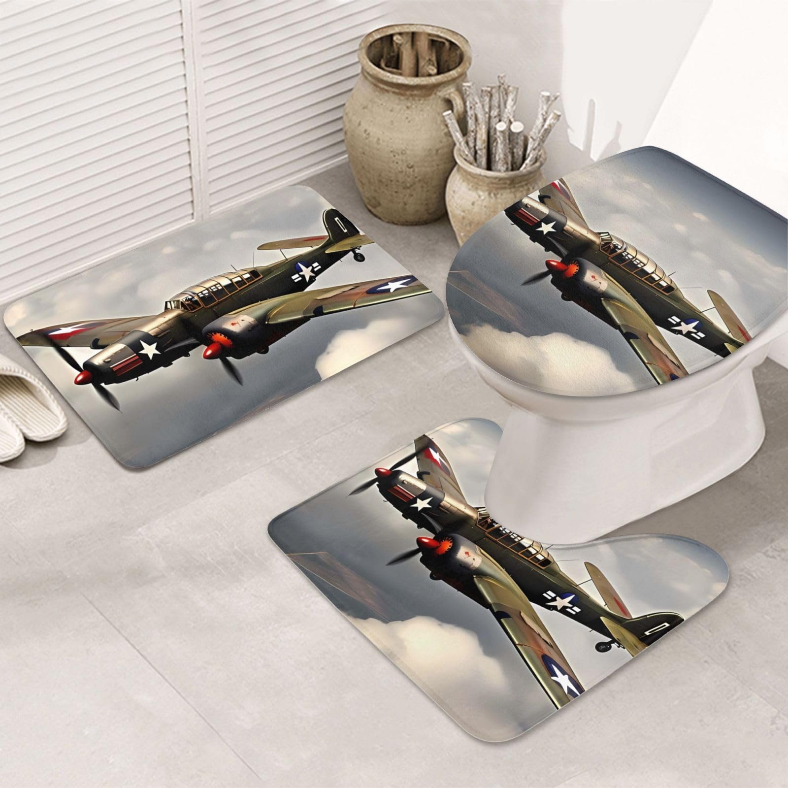 Tapis de salle de bain antidérapants microfibre absorbante luxe