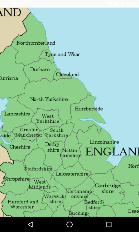 Map of England - App on the Amazon Appstore