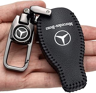 Car Key Fob Cover Replacement for Mercedes Benz A C E S-Class S GLK CLA GLA GLC GLE CLS SLK AMG Series Smart Key Holder Keychain car Key case Accessories