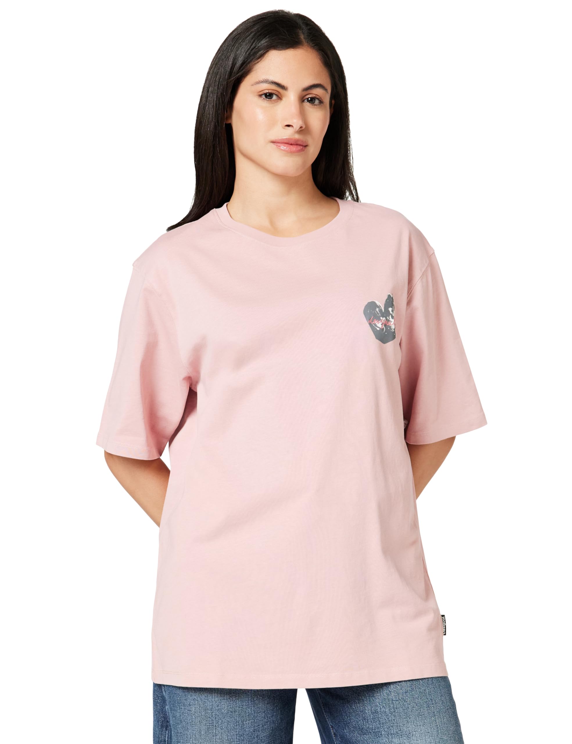 Desigual TS_ROSA, 3035 Pink Stick, L