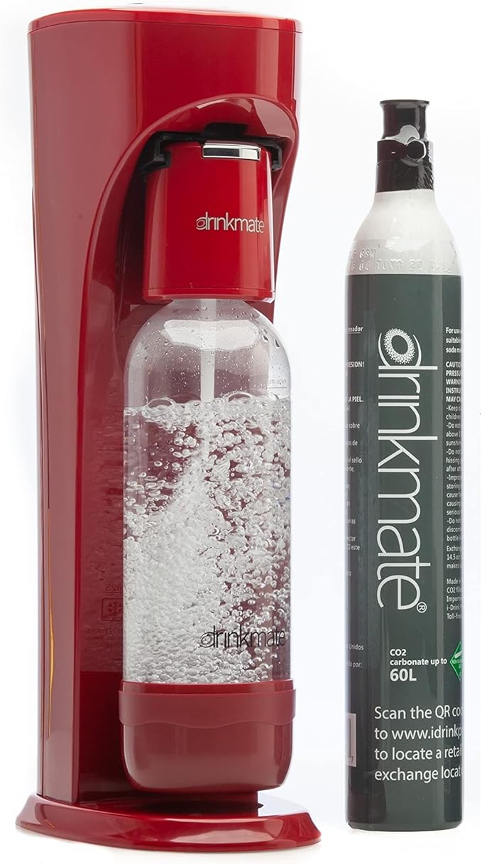 Drinkmate OmniFizz Sparkling Water and Soda Maker, Carbonates ANY Drink