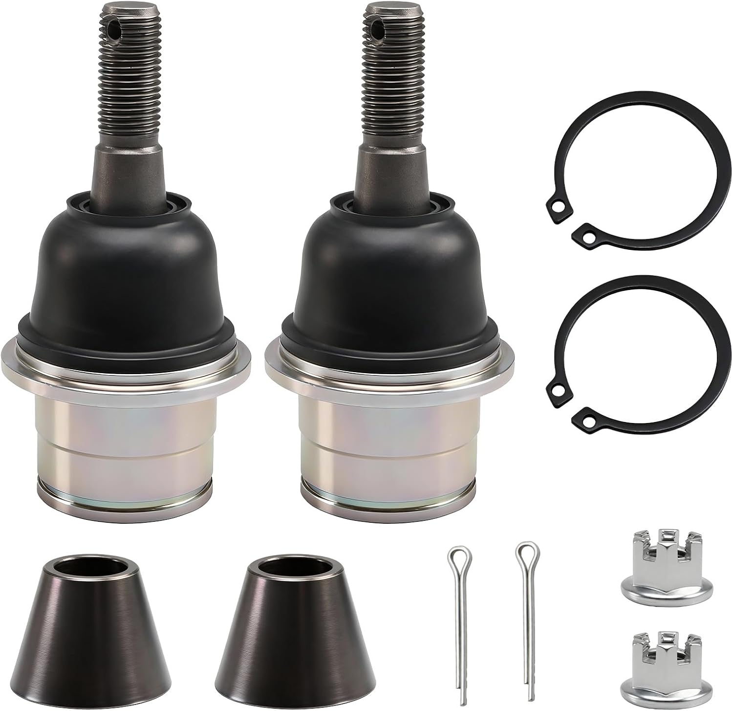 FUSCH 2PCS Suspension Front Lower Control Arm Ball Joint Kit Compatible With Nissan 350Z 2003-2009 Infinifi G35 2003-2007 Replace#: 40014-AL55J 40015-AL55J