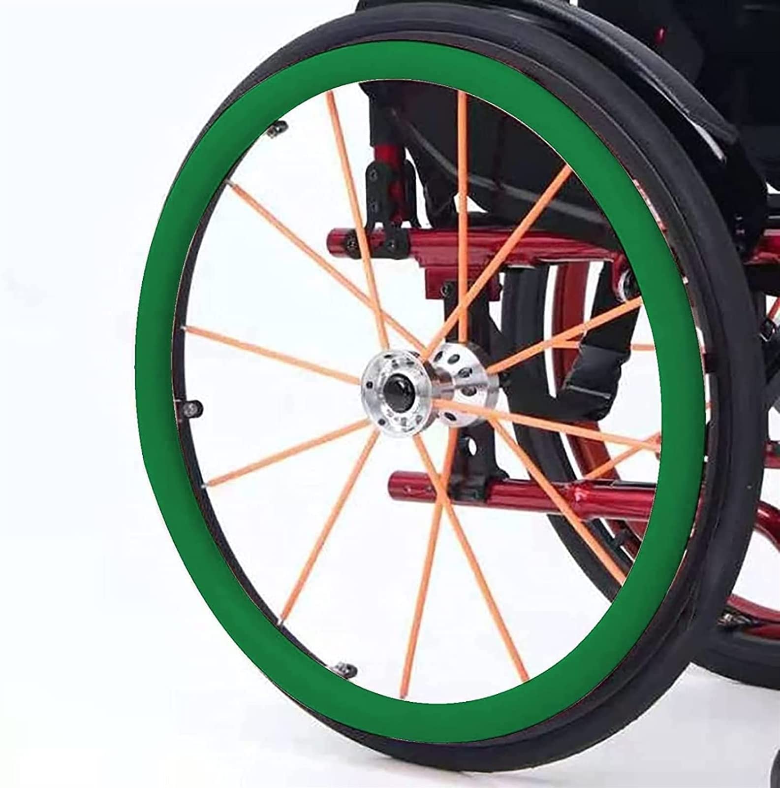 Funda para Silla de Ruedas Accesorios para sillas de Ruedas, Cubiertas para Llantas de Empuje para sillas de Ruedas, 1 par, Antideslizante, Resistente al Desgaste, Cubierta Protectora para Anillo de