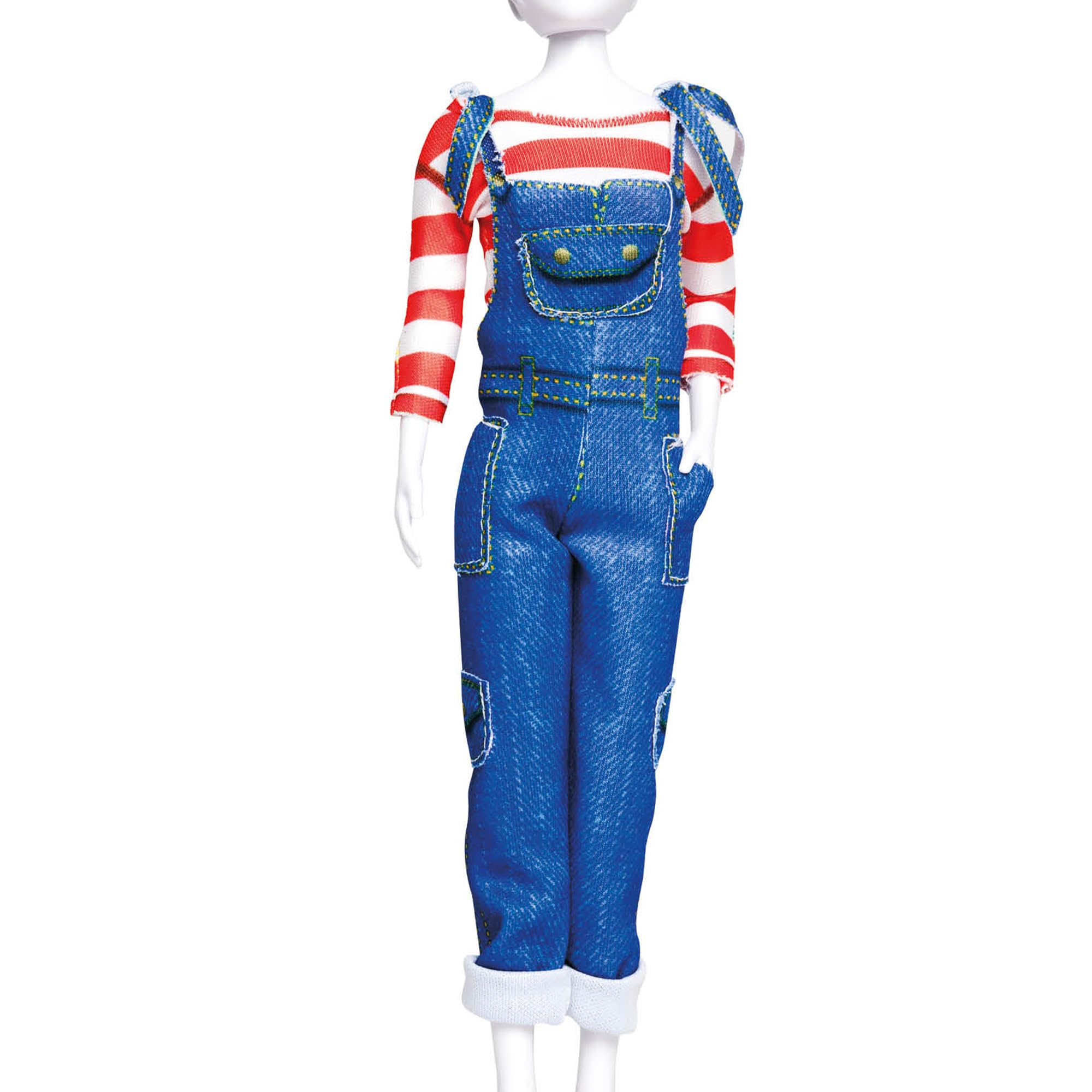Vervaco Tilly Jeans Dress Your Doll Outfit Making Set, Multi-Colour