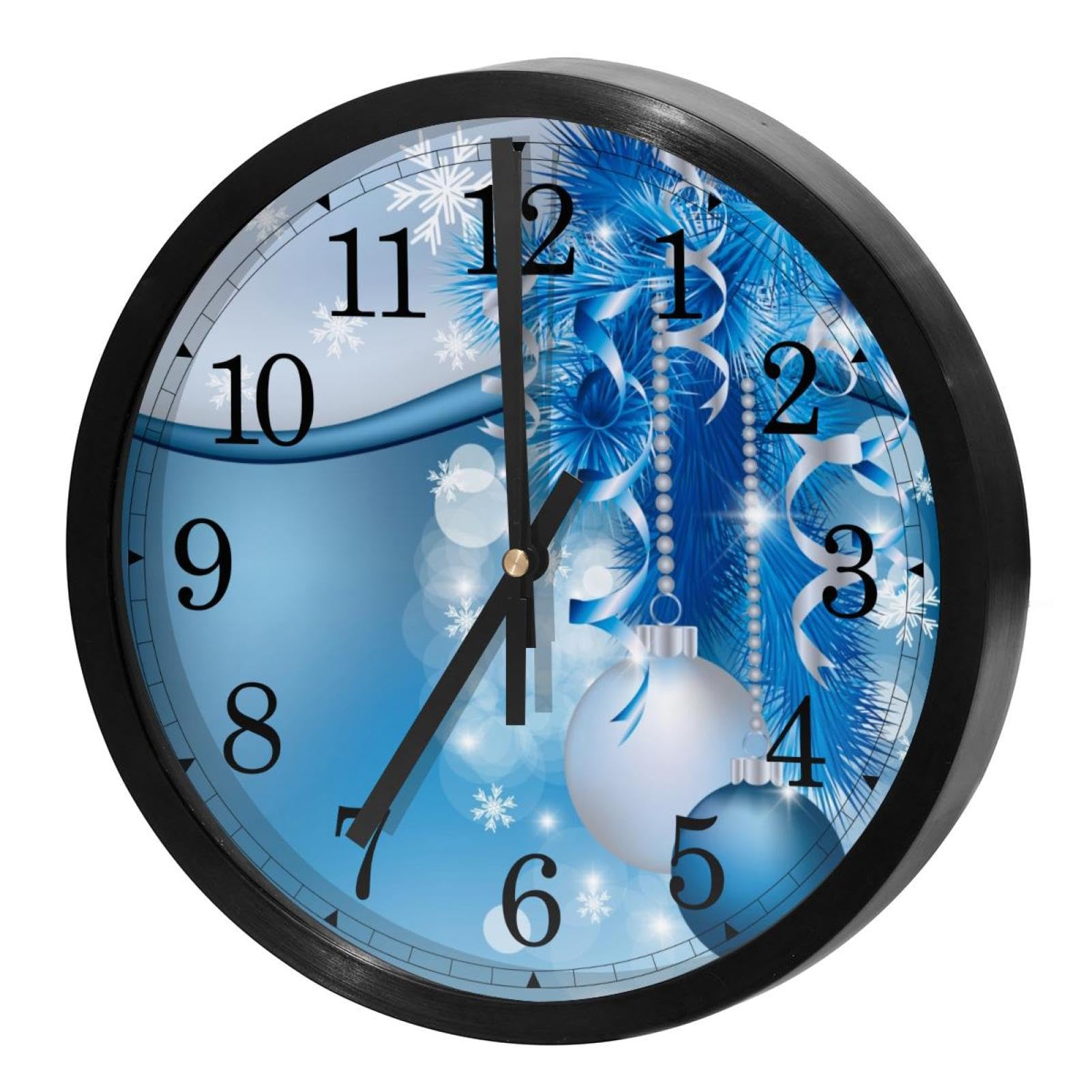 Horloge murale sans tic-tac ronde à quartz pour bien dormir